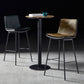 Contemporary Style Low Back Leather Armless Bar Stool with Metal Legs Clearhalo 'Bar Furniture' 'Bar Stools' 'bar_stools' 'furn' 'furn_bar_stools' 'Furniture' 'Kitchen & Dining Furniture' 1200x1200_33d0f63b-81ef-4007-a16c-dceddd63f45b