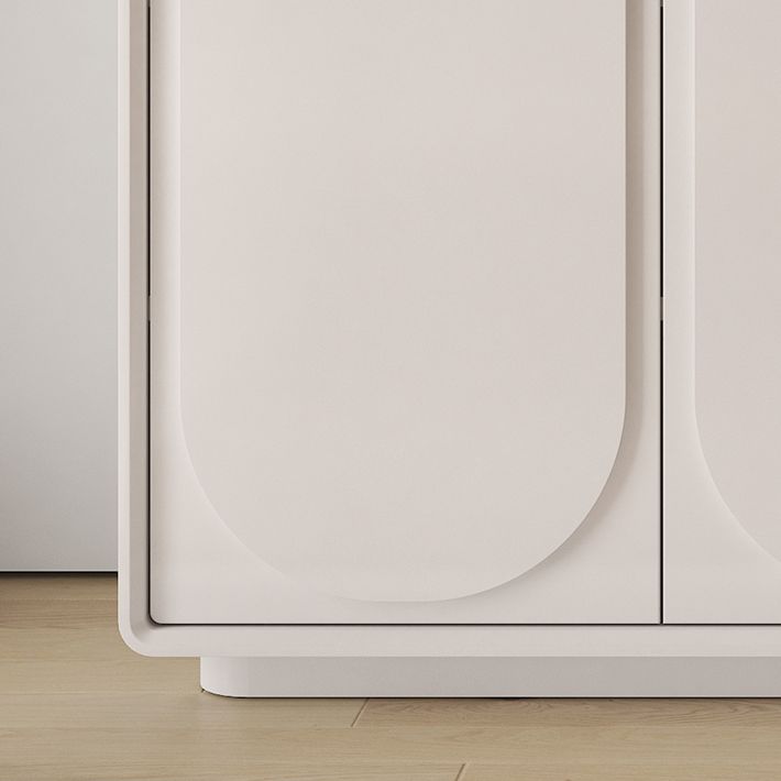 Contemporary Sideboard Cabinet Faux Wood Sideboard Table with Doors for Dining Room Clearhalo 'buffet_sideboard' 'Buffets & Sideboards' 'furn' 'furn_buffet_sideboard' 'Furniture' 'Kitchen & Dining Furniture' 1200x1200_33d4dd58-0763-4378-a031-bd144cba6747