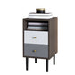 Contemporary Bed Nightstand Open Storage Night Table with 2 Drawers Clearhalo 'Bedroom Furniture' 'furn' 'furn_night_stand' 'Furniture' 'night_stand' 'Nightstands' 1200x1200_33d8d501-24b2-4042-9992-6a7e7eefeddb