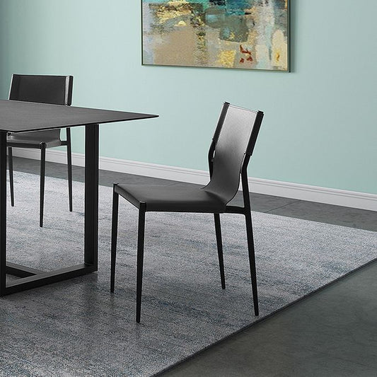 Minimalist Leather Dining Chairs Armless Solid Back Chairs for Kitchen Clearhalo 'Dining Chairs' 'Dining Tables & Seating' 'dining_chair' 'furn' 'furn_dining_chair' 'Furniture' 'furniture_dining_chair' 'Kitchen & Dining Furniture' 1200x1200_33da8e54-3e31-4473-91e6-fb961965696d
