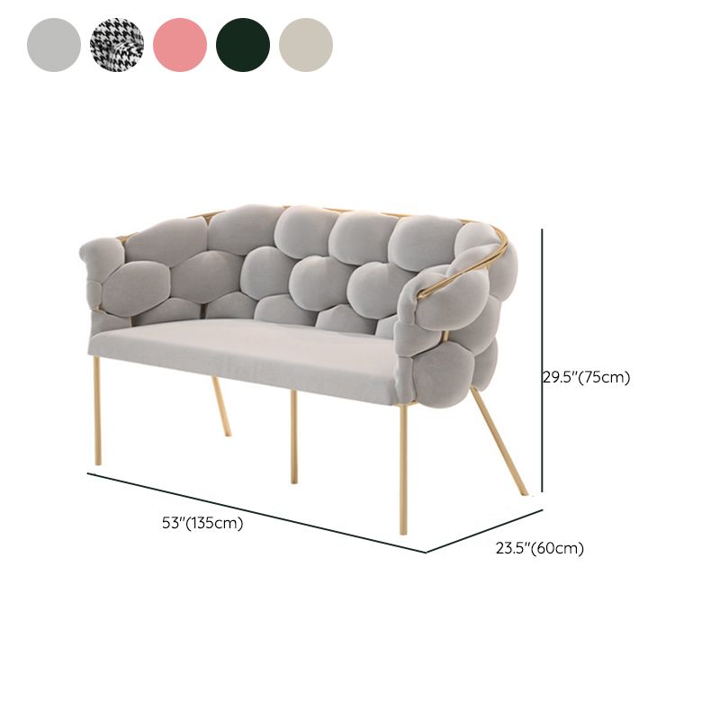 Zeitgenössischer Stofftuxedo Arm Sofe Back Rücken Standard -Sofa