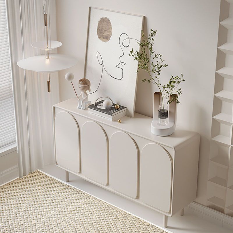 Tavolo da sideboard in legno a buffet in stile contemporaneo con armadi