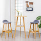 Simple Style Round Bar Table Wood Top Pub Table for Coffee Shop Clearhalo 'Bar Furniture' 'Bar Tables' 'bar_tables' 'furn' 'furn_bar_tables' 'Furniture' 'furniture_bar_tables' 'Kitchen & Dining Furniture' 1200x1200_33db744e-67a1-4fdc-a1ae-a12a036ba523
