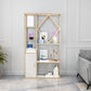 Modern Bookcase Gold Metal Open Back Shelf Bookcase with Shelves for Living Room Clearhalo 'Bookcases' 'furn' 'furn_bookcases' 'Furniture' 'Office Furniture' 1200x1200_33dc7f3b-bff9-4fc2-8e99-c4048736d0f2