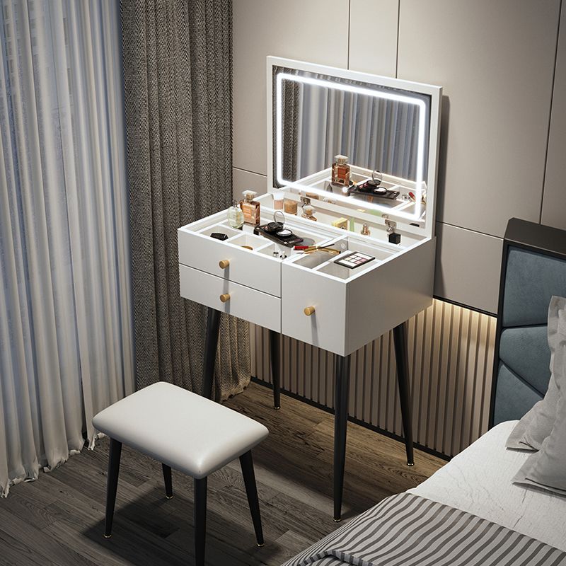 Tocador contemporáneo de la habitación del espejo del espejo del espejo del vidrio