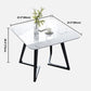 Modern Style White Dinner Table Sintered Stone Table with Wooden Base for Home Clearhalo ' dining_table' 'Dining Tables & Seating' 'Dining Tables' 'furn' 'furn_dining_table' 'Furniture' 'furniture_dining_table' 'Kitchen & Dining Furniture' 'kitchen&dining_furn' 'kitchen' 'kitchen_dining_table' 1200x1200_33e0b81f-2e5c-4fe8-9e04-b50bf6589bde