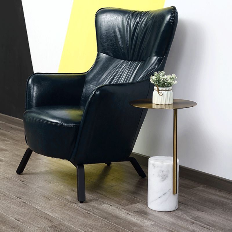 Scandinavian Side Table Marble Pedestal Round Living Room End Table Clearhalo 'Coffee & Accent Tables' 'End & Side Tables' 'end_side_tables' 'furn' 'furn_end_side_tables' 'Furniture' 'Living Room Furniture' 1200x1200_33e128e3-ee69-4bd0-b32d-199755918651