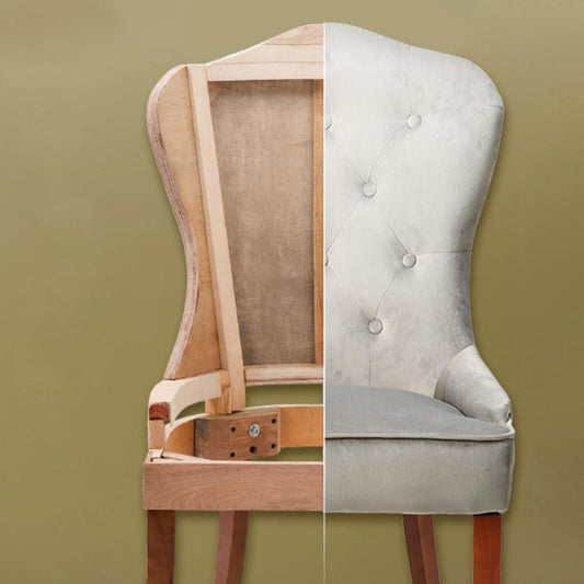 Nordic Style Solid Wood Dining Room Chair Upholstered Armless Chair for Home Use Clearhalo ' kitchen&dining_furn' 'Dining Chairs' 'Dining Tables & Seating' 'dining_chair' 'furn' 'furn_dining_chair' 'Furniture' 'furniture_dining_chair' 'Kitchen & Dining Furniture' 'kitchen' 1200x1200_33e177af-4905-4eb7-ac60-c74fde878b8b