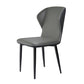 Contemporary Parsons Side Chair Matte Finish Leather Curved Chair for Brasserie Clearhalo ' kitchen&dining_furn' 'Dining Chairs' 'Dining Tables & Seating' 'dining_chair' 'furn' 'furn_dining_chair' 'Furniture' 'furniture_dining_chair' 'Kitchen & Dining Furniture' 'kitchen' 1200x1200_33e7b661-433a-4803-8b90-f9d7afac5e53