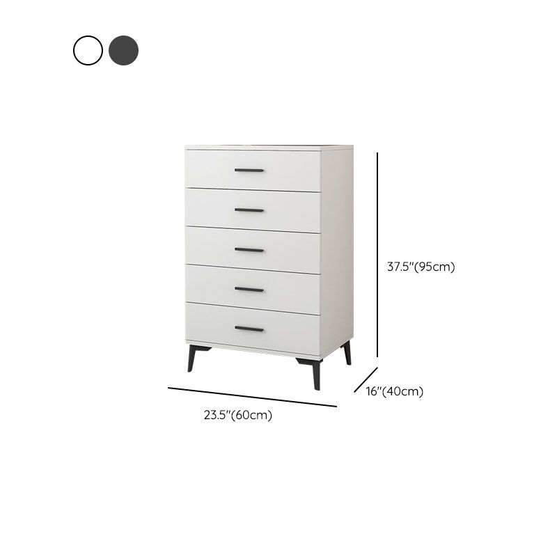 Sideboard di legno Scheda laterale in stile moderno con armadi e cassetti