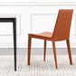 Sala riunioni Solid Designer Stile Stella laterale Sedia da pranzo in pelle finitura