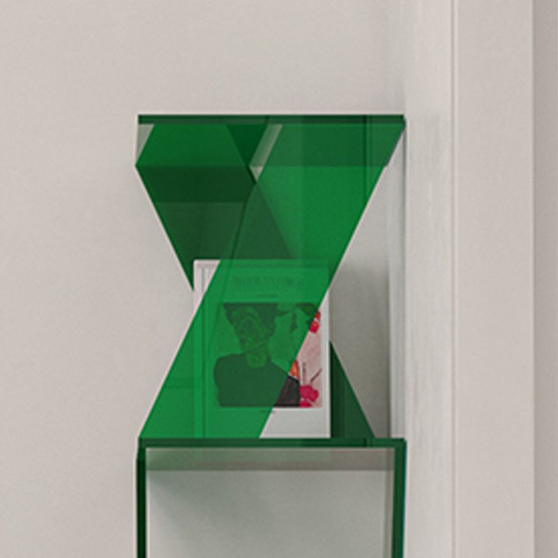 Contemporary Closed Back Vertical Bookshelf Acrylic Bookcase for Home Office Clearhalo 'Bookcases' 'furn' 'furn_bookcases' 'Furniture' 'Office Furniture' 1200x1200_33eb08f1-23ef-4f02-a968-26ecfc8bb1ef