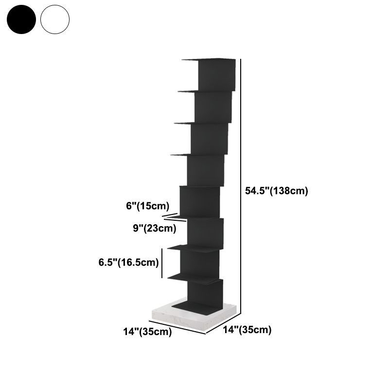 Closed Back Bookcase Contemporary Style Invisible Bookshelf for Study Room and Office Clearhalo 'Bookcases' 'furn' 'furn_bookcases' 'Furniture' 'furniture_bookcases' 'Office Furniture' 1200x1200_33eb94de-769a-4d3e-84f0-95a27481c100