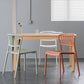 Nordic Style Plastic Dining Room Chair Slat Back Dining Side Chair for Home Use Clearhalo ' kitchen&dining_furn' 'Dining Chairs' 'Dining Tables & Seating' 'dining_chair' 'furn' 'furn_dining_chair' 'Furniture' 'furniture_dining_chair' 'Kitchen & Dining Furniture' 'kitchen' 1200x1200_33eb9b02-b0ff-48c6-b4f7-65d1c0d20704