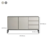 Contemporary Stone Top Sideboard 3 Drawers 2 Doors Sideboard for Living Room Clearhalo 'buffet_sideboard' 'Buffets & Sideboards' 'furn' 'furn_buffet_sideboard' 'Furniture' 'Kitchen & Dining Furniture' 1200x1200_33ec82c8-5495-4d6f-9e12-a1256a29396f
