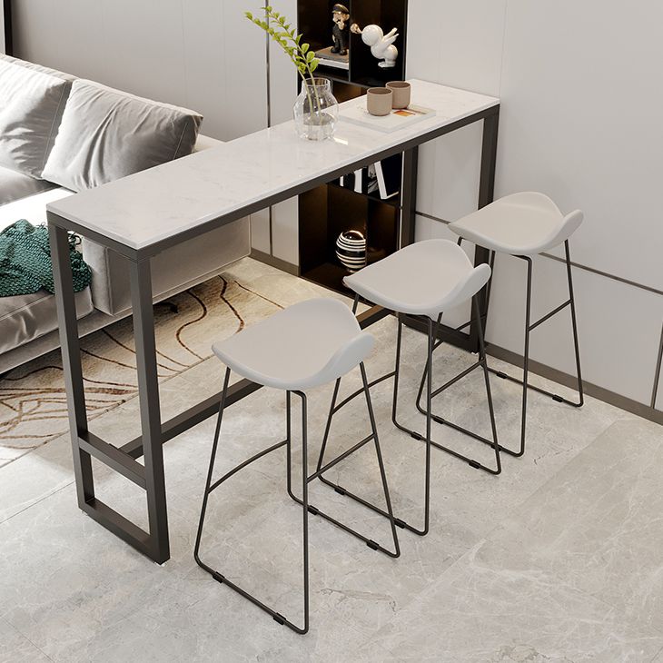 Tavolo da pranzo moderno bar in pietra tavolo da bar rettangolo per soggiorno