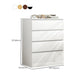 Contemporary Storage Chest Dresser Manufactured Wood Storage Chest