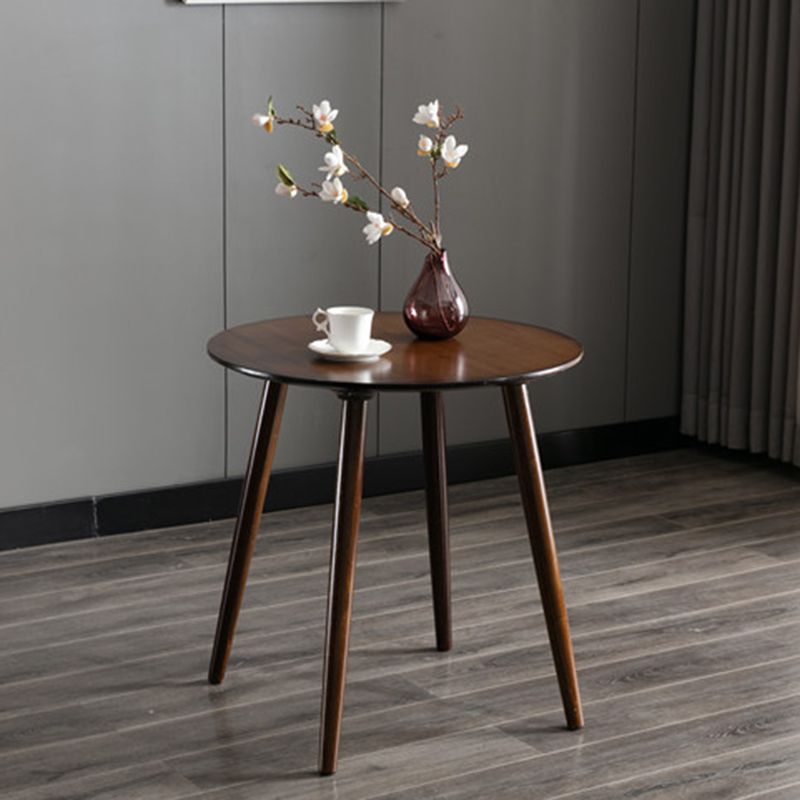 Brown/Natural Wood Living Room Side Table Round 4 Legs End Table Clearhalo 'Coffee & Accent Tables' 'End & Side Tables' 'end_side_table' 'end_side_tables' 'furn' 'furn_end_side_tables' 'Furniture' 'furniture_end_side_table' 'Living Room Furniture' 1200x1200_33f1a864-454b-4af2-8711-9315e0c2a7df