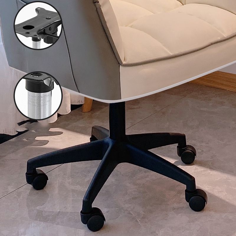 Modern No Distressing Office Chair Armless Ergonomic Chair with Wheels Clearhalo 'furn' 'furn_office_chair' 'Furniture' 'Office Chairs' 'Office Furniture' 'office_chair' 1200x1200_33f2f7c5-b810-4ca9-913c-de62c838f632