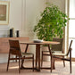 Simple Walnut Ash Dining Table Double Solid Wood Pedestal Home Table Clearhalo 'Dining Tables & Seating' 'Dining Tables' 'dining_table' 'furn' 'furn_dining_table' 'Furniture' 'furniture_dining_table' 'Kitchen & Dining Furniture' 'kitchen' 'kitchen_dining_table' 1200x1200_33f4593a-80bb-4170-808c-e20b32e25dae