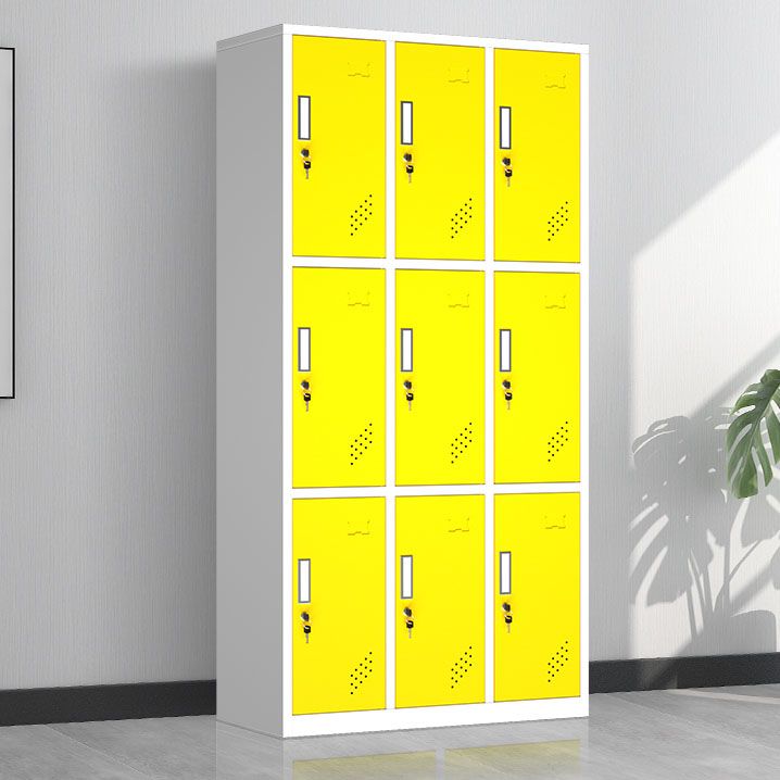 Armario de acero Armario Armario Moderno Gabinete de almacenamiento con puerta con bisagras