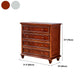 Glam -stijl opbergkist stevige hout opbergkast dressoir met 3/4/5 laden