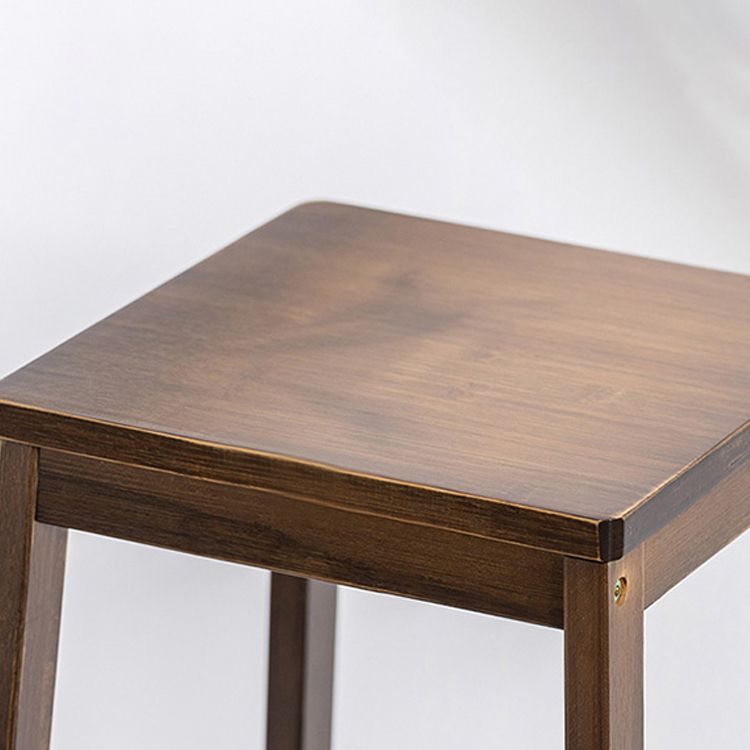 Modern Style Backless Bar-stool Square Counter Bar Stool with Wooden Legs Clearhalo 'Bar Furniture' 'Bar Stools' 'bar_stools' 'furn' 'furn_bar_stools' 'Furniture' 'furniture_bar_stools' 'Kitchen & Dining Furniture' 1200x1200_33f6203f-230d-4dcc-9e7f-267861ca08ed
