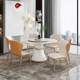 Modern Style 1/4/5/7 Pieces Dining Sintered Stone Dining Table Set with Metal Legs Clearhalo 'Dining Room Sets' 'Dining Tables & Seating' 'dining_room_set' 'furn' 'furn_dining_room_set' 'Furniture' 'furniture_dining_room_set' 'Kitchen & Dining Furniture' 'kitchen&dining_furn' 'kitchen' 1200x1200_33f6443b-873b-4422-904c-944d05a106fb