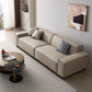 Contemporary White Cushions Square Arm Living Room Genuine Leather Seating Clearhalo 'furn' 'furn_sofas' 'Furniture' 'Living Room Furniture' 'Sofa' 'sofas' 1200x1200_33f93a09-c60e-4197-85d0-d1c666132799