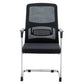 Silla de escritorio tapizada AirGrid, transpirable, negra, contemporánea, de 23" de ancho