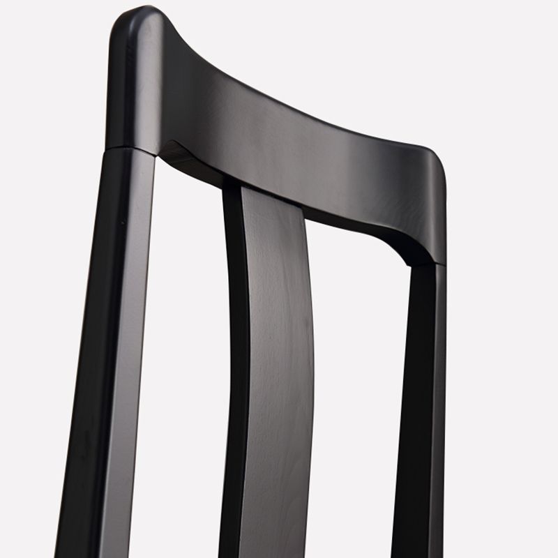 Industriële zwarte dinerende zijkant stoel gestoffeerde zijstoel voor thuis