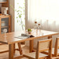 Contemporary Kitchen Dinner Table  Rectangle Solid Wood Dining Table