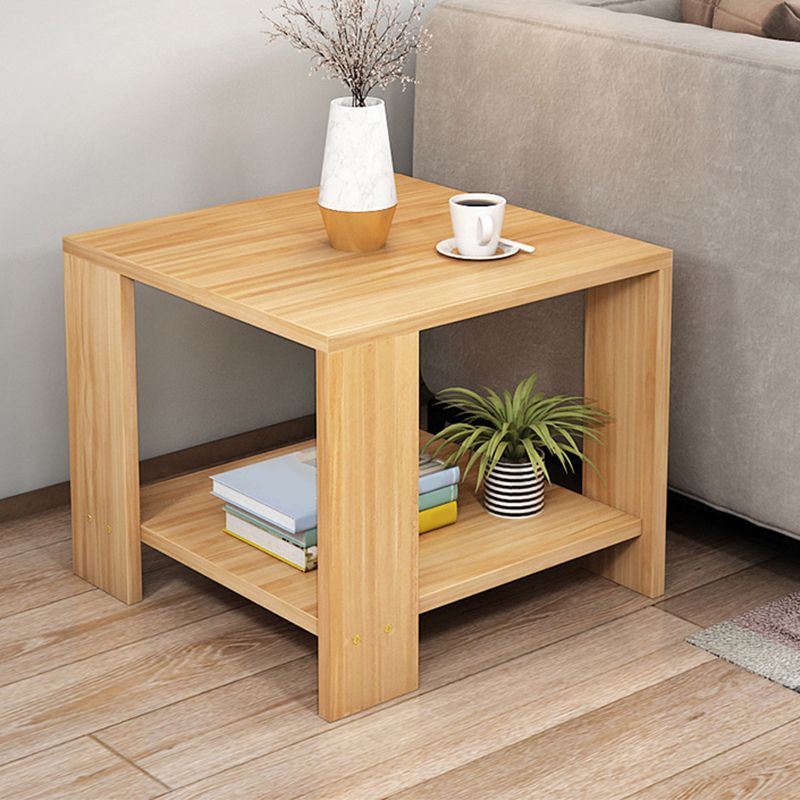 Square Wood 4 Legs End Table Shelf Included Sofa Accent Side Table Clearhalo 'Coffee & Accent Tables' 'End & Side Tables' 'end_side_tables' 'furn' 'furn_end_side_tables' 'Furniture' 'Living Room Furniture' 1200x1200_33fd6471-31ab-4d34-97a0-a50c84bfbd26