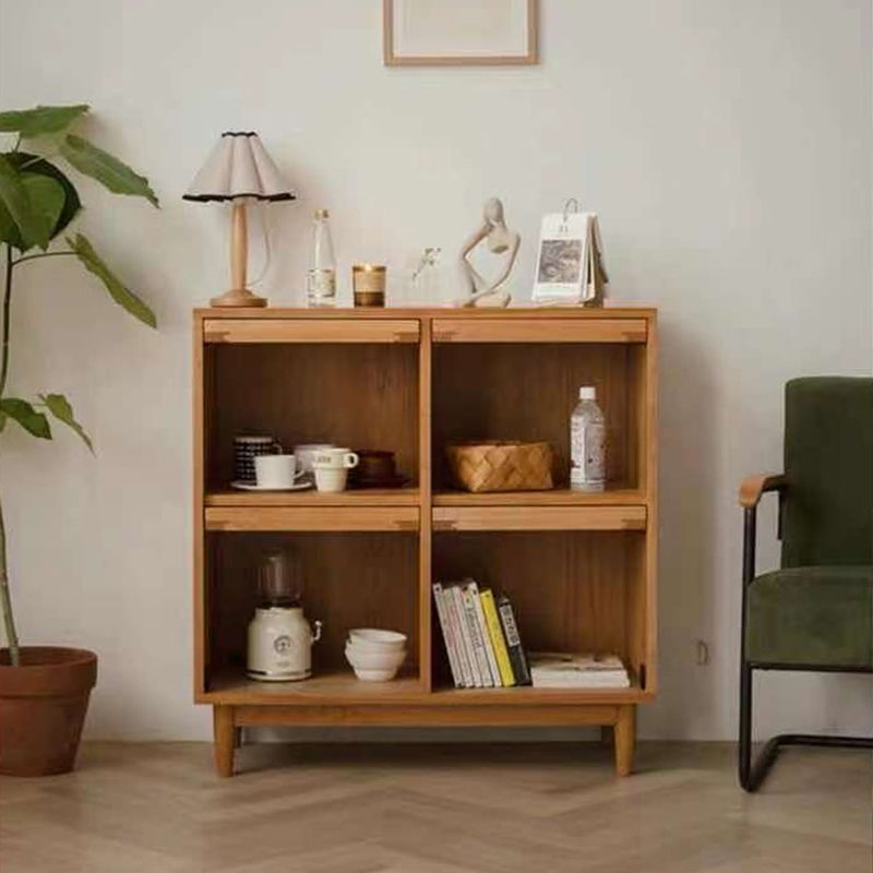 Four Doors Dining Server 36.5"H Simple Style Wood Frame Buffet Server for Dining Room Clearhalo 'buffet_sideboard' 'Buffets & Sideboards' 'furn' 'furn_buffet_sideboard' 'Furniture' 'Kitchen & Dining Furniture' 1200x1200_33fd721b-bc58-407c-8611-4bdd7494fbb0