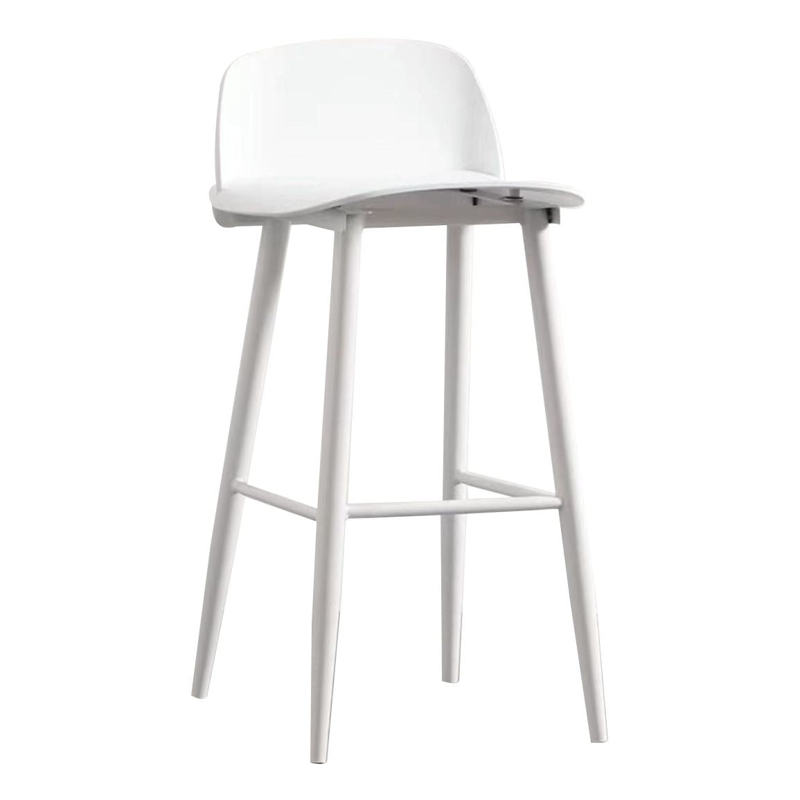 Scandinavian Style Bar-stool with Square Seat Counter Stool for Restaurant Bar Clearhalo 'Bar Furniture' 'Bar Stools' 'bar_stools' 'furn' 'furn_bar_stools' 'furniture_bar_stools' 'Kitchen & Dining Furniture' 'kitchen&dining_furn' 'kitchen' 'kitchen_furn' Furniture' 1200x1200_33feb8ef-7d71-4a4a-8a67-8a22c20bf531