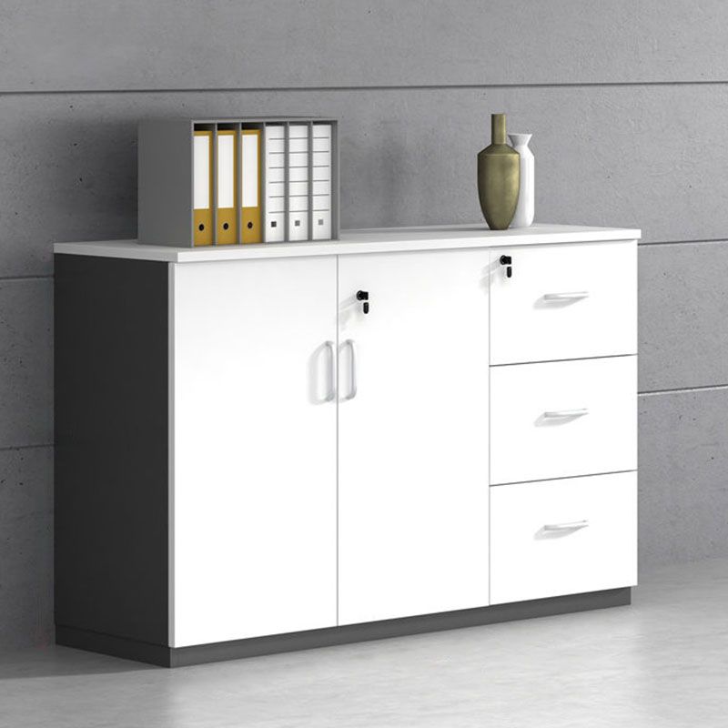 Armadio di archiviazione in stile contemporaneo Abbazzinamento laterale in legno con archiviazione di bloccaggio