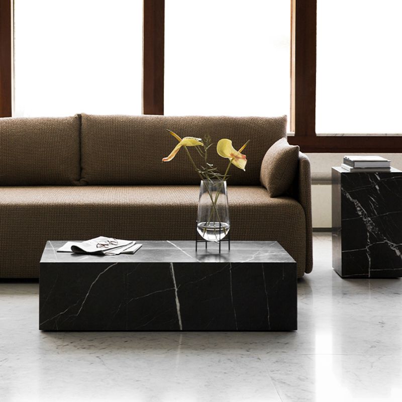 Contemporary Style Side Table Stone Block End Table for Living Room Clearhalo 'Coffee & Accent Tables' 'End & Side Tables' 'end_side_table' 'end_side_tables' 'furn' 'furn_end_side_tables' 'Furniture' 'furniture_end_side_table' 'Living Room Furniture' 1200x1200_3400713d-2210-46fb-989f-fa4528a4cccf