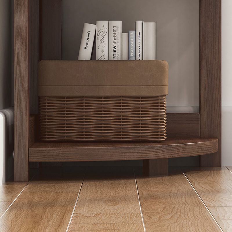 Style moderne ouvert Bibliothèque en bois vertical avec étagères