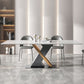 Modern Sintered Stone Dining Table White Dining Room Table with Pedestal Base Clearhalo 'Dining Tables & Seating' 'Dining Tables' 'dining_table' 'furn' 'furn_dining_table' 'Furniture' 'furniture_dining_table' 'Kitchen & Dining Furniture' 'kitchen' 'kitchen_dining_table' 1200x1200_34032df6-8778-4b5f-9d5e-ed0ef47b1495