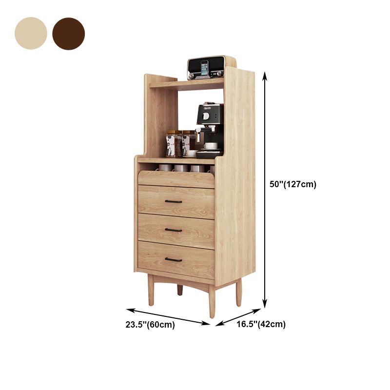 Mesa de 4 cajones de estilo moderno Mesa de comedor de madera para sala de estar para sala de estar