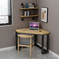 Modern Style Office Desk Solid Wood Home Use Writing Desk with Metal Legs Clearhalo 'Furniture' 'furniture_office_desk' 'Office Desks' 'Office Furniture' 'office_desk' 1200x1200_3405d570-8deb-4b7a-9211-3ce591b20754