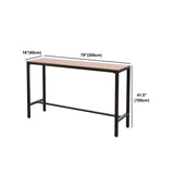 Set di tavoli da bar contemporanei 1/2/5 PC Tavolo da bar e sgabelli in metallo nero