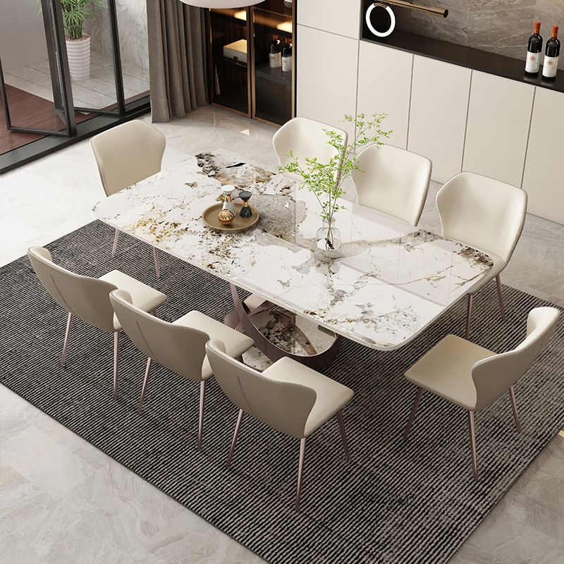 1/4/5/7/9 Pieces Dining Chairs Set Dining Table Set with Sintered Stone Top Clearhalo 'Dining Room Sets' 'Dining Tables & Seating' 'dining_room_set' 'furn' 'furn_dining_room_set' 'Furniture' 'furniture_dining_room_set' 'Kitchen & Dining Furniture' 'kitchen&dining_furn' 'kitchen' 1200x1200_34090a33-e224-4b83-924b-1f478781d4e4