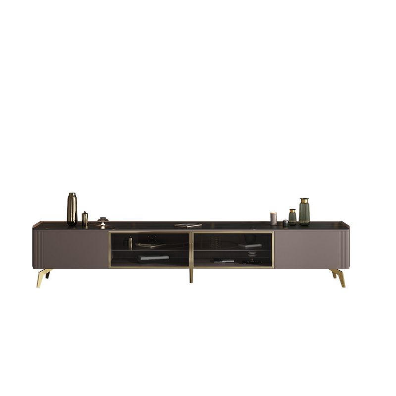 Glam Media Console TV Stand Stone TV Media Console for Living Room Clearhalo 'furn' 'furn_tv_stands_entertainment_centers' 'Furniture' 'Living Room Furniture' 'TV Stands & Entertainment Centers' 'TV Stands & Media Storage Furniture' 'tv_stands_entertainment_centers' 1200x1200_340a829a-059b-4528-826b-fa54b6cadf8e
