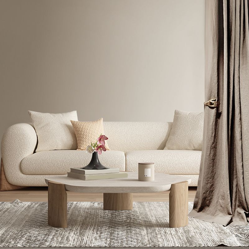 Sala de estar de estilo moderno loveseat de brazo de esmoquin apretado asiento trasero