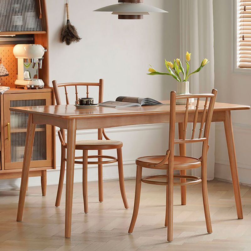 Modern Slat Back Side Chair Solid Wood Indoor Dining Chair for Living Room Clearhalo 'Dining Chairs' 'Dining Tables & Seating' 'dining_chair' 'furn' 'furn_dining_chair' 'Furniture' 'Kitchen & Dining Furniture' 1200x1200_340b69a5-4bde-4613-8065-f79337b94223