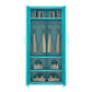 Gabinete de vestuario de estilo contemporáneo Armario de acero con varilla de ropa