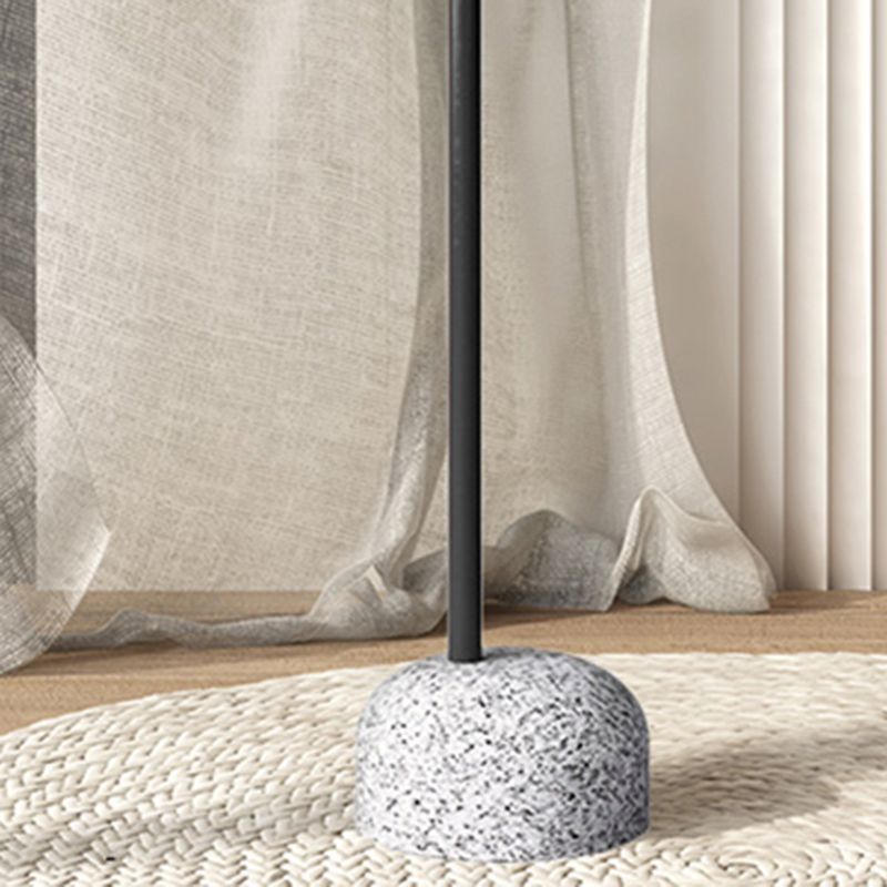 Mesa de esquina de pedestal de la mesa del lado de hierro de mediados de siglo para la sala de estar para la sala de estar