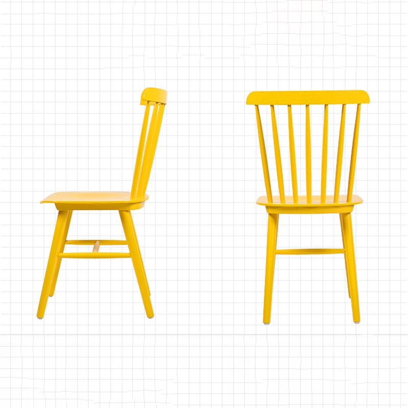 Glam Rubberwood Dining Room Chair Slat Back Side Chair (Set of 2) Clearhalo 'Dining Chairs' 'Dining Tables & Seating' 'dining_chair' 'furn' 'furn_dining_chair' 'Furniture' 'furniture_dining_chair' 'Kitchen & Dining Furniture' 1200x1200_340ffde8-1920-491a-b0da-dee35f6102f6