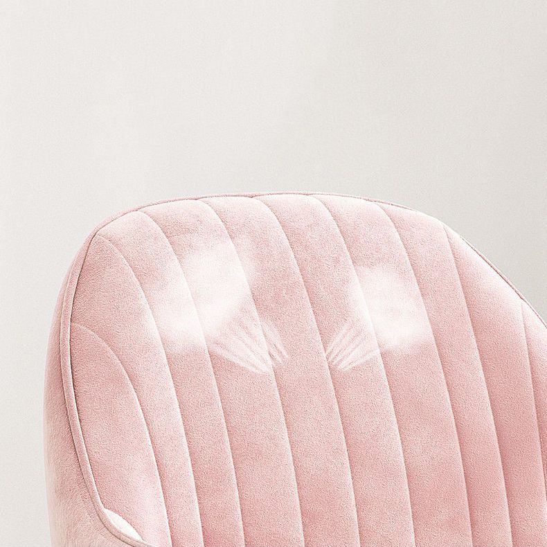 Scandinavian Powder Room Solid Back Side Chair Velvet Matte Finish Dining Chair Clearhalo ' kitchen&dining_furn' 'Dining Chairs' 'Dining Tables & Seating' 'dining_chair' 'furn' 'furn_dining_chair' 'Furniture' 'furniture_dining_chair' 'Kitchen & Dining Furniture' 'kitchen' 1200x1200_34122958-daa8-4bef-95b1-234c684db2b5